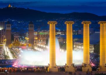 Magic fountain Barcelona