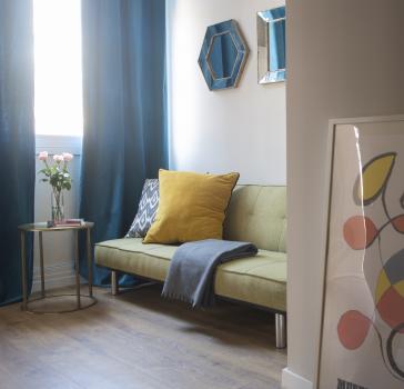 Dekoration des Superior-Zimmers des The Conica Deluxe B&B Barcelona