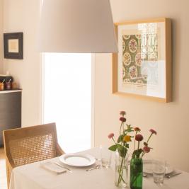 Decoration of the breakfast area at The Conica Deluxe B&B